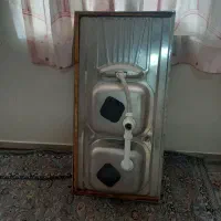 سینک دوقلو|آب‌چکان و نظم‌دهنده ظروف|تهران, خاک سفید|دیوار