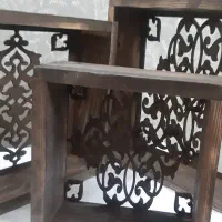 باکس و قاب  دیوارکوب چوبی