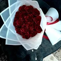 دسته گل روبانی