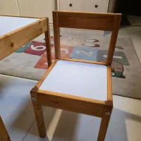 میز و صندلی کودک چوبی طرح ایکیا IKEA|میز تحریر و کامپیوتر|اصفهان, فیض|دیوار