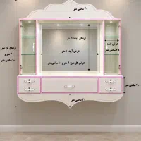میز کامپیوتر جادار و زیبا ،استفاده بعنوان دراور
