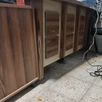 میز ادارای با بوفه