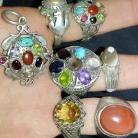 سلام تعدادی انگشتر دست ساز کهنه