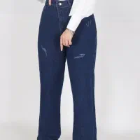 شلوار نیم بگ جین سایز بزرگ