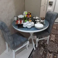 مبل راحتی با میزعسلی و میز و صندلی ناهار خوری|مبلمان خانگی و میز عسلی|ری, شهید غیوری (ابن باویه)|دیوار