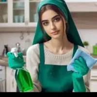 نظافتچی منزل خانم