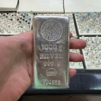 شمش نقره  ندیر ۱ کیلویی