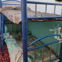 تخت دو طبقه فلزی|تخت و سرویس خواب|زاهدان, |دیوار