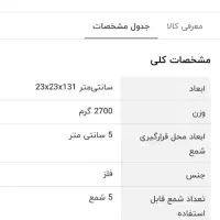 جا شمعی پایه بلند|صنایع دستی و سایر لوازم تزئینی|تهران, زنجان جنوبی|دیوار