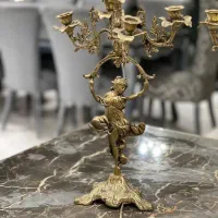 2عدد شمعدان برنجی|صنایع دستی و سایر لوازم تزئینی|آمل, |دیوار