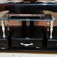 میز تلویزیون شیشه ای