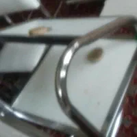 صندلی نماز سفید ضخیم رویه چرم