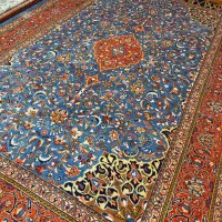 قالی ۶متری دستباف زمینه آبی ساروق اراک|فرش|تهران, اکباتان|دیوار