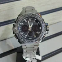 ساعت مچی قاب فلزی دوزمانه  طرح جیشاک piaoma