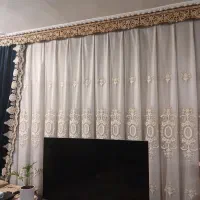 پرده با دستک