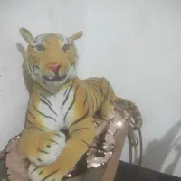 ماکت یاعروسک کلکسیونی ببرخارجی قدیمی|کلکسیون اشیاء عتیقه|کرمانشاه, |دیوار