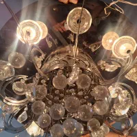 فروش لوستر استیل( همراه با کنترل )|لوستر و چراغ آویز|اصفهان, لنبان|دیوار