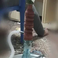 قلیان چوبی بخدا یک بار استفاده شده