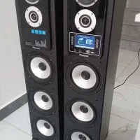 جفت اسپیکر فلش خور بلوتوث دارمانیتور دار