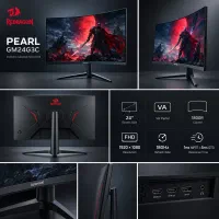 مانیتور گیمینگ ردراگون 24 اینچ منحنی 180HZ