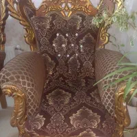 دو دست مبل ۷ نفره سلطنتی ۴ میلیون و راحتی ۶ تومن|مبلمان خانگی و میز عسلی|مبارکه, |دیوار