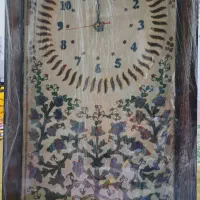 بغچه وساعت پته|تابلو فرش|کرمان, |دیوار