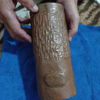جام فلزی قدیمی کار دست تصویردار به وزن۴۲۵گرم۸۰۰سوت|کلکسیون اشیاء عتیقه|ارومیه, |دیوار