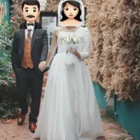 لباس عروس در حد نو