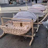 گهواره سنتی سیسمونی نوزاد ننو تخت کنار مادر مدل y