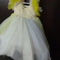 پیراهن  دخترانه بسیار شیک دوبار بیشتر تن نشده