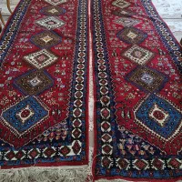 دو عدد کناره دستباف، یلمه پشم در پشم