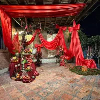 دیزاین شب یلدا وکریسمس وگل آرایی مراسم|خدمات پذیرایی، مراسم|ری, بازار گل خاوران|دیوار