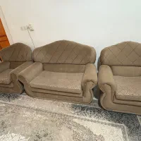 مبل ۷ نفره راحتی|مبلمان خانگی و میز عسلی|فرح آباد, |دیوار