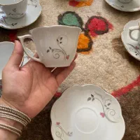 ست برند مقصود فنجان نلبکی با شیرخوری و قندان|ظروف سرو و پذیرایی|تهران, ارم|دیوار