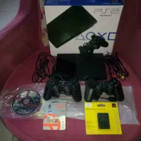 پلیCD۲خورفلشخور+دودسته نو+فلش۶۴+مموری بازی جعبهps2