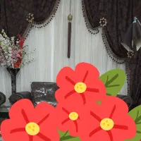 فروش فوری پرده و مبل هفت نفره