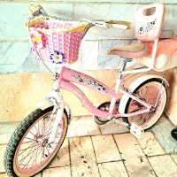 دوچرخه دخترانه صورتی سایز ۱۶