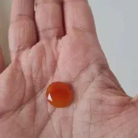 سنگ عقیق اصل شش ضلعی تراش خورده برای نگین انگشتر