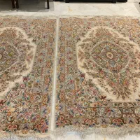 یک جفت قالیچه 3متری دستباف ابریشم تبریز خطیبی 60رج|فرش|تهران, تهرانپارس غربی|دیوار