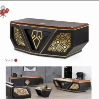 مبلمان اداری/میز مدیریت/صندلی/مدال m02/نیم ست