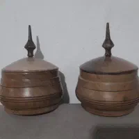 قندان و شکلات خوری چوبی