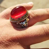 انگشتر عقیق سرخ