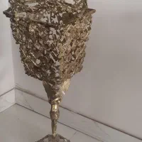 جا دستمال کاغذی و سطل برنز