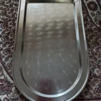 سینی قدیمی استیل