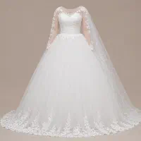 لباس عروس در حد نو