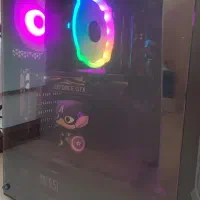 سیستم گیمینگ کیس و کیبورد و مانیتور