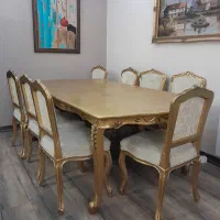 میز صندلی ناهار خوری ۸ نفره سلطنتی