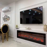 شومینه برقی فلت شیشه ای
