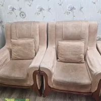 مبلمان راحتی ۷ نفره همراه جلو مبلی و عسلی|مبلمان خانگی و میز عسلی|تهران, استاد معین|دیوار