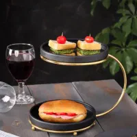 استند دو طبقه منحنی باکس وارمردار شکلات خوری لمونژ